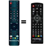 Mandos.tv ZAPBOX-HD-S1.1 para METRONIC mando a distancia programado