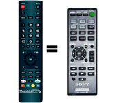 Mandos.tv CMT-SBT40D para SONY mando a distancia programado