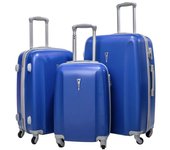Maletas de Viaje  Rígidas ABS,Maleta Trolley Cabina Ligero Duradero con 4 Ruedas Dobles Giratorias y Cierre TSA (S M L )