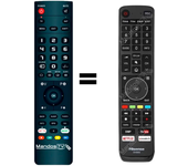 Mando a distancia programado para TV modelo H55NU8700 de HISENSE