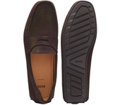 Calzado hombre Zapatos Boss Mocasines Noel 10247967 01 Marrón