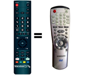 Mandos.tv SVDVD1E para SAMSUNG mando a distancia programado