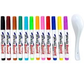 8/12 Colors Magical Water Floating Student Painting Brush Whiteboard Markers Pen Suspension Kids Educational Painting Pen