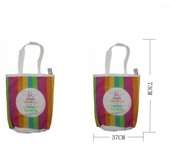 Bolso de hombro de compra con estampada de los dubujos doble cara . de tela loneta.estampada dibujos personalizada.gran capacidad