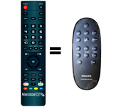 Mandos.tv HTL2160/12 para PHILIPS mando a distancia programado