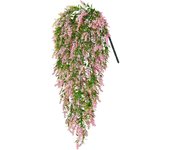 Artificial Flower Rattan Fake Plant Vine Decoration Wall Hanging Flowers For Garden Porch Wedding Party Interior Outdoor Decor