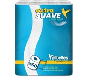 PILBELLES Papel Higiénico Extra Suave - 2 capas, Más de 160 Hojas por Rollo, Sin Perfumes, 100% Celulosa Certificado Ecolabel
