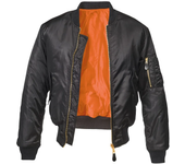 Ropa hombre Chaquetas Brandit Chaqueta Ma1 Negro