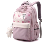 Mochila Escolar impermeable para adolescentes, Bolso de hombro de viaje para estudiantes