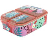 SANDWICHERA con Compartimentos |fiambrera infantil | Varias LICENCIAS Disponibles (Disney, Frozen, LOL, Patrulla Canina, minnie mouse,princesas,stitch,peppa pig,bluey,pokemon ,micky,Batman..)