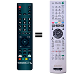 Mandos.tv RDRHX925 para SONY mando a distancia programado