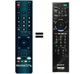 Mando a distancia programado para TV modelo KDL65HX923 de SONY