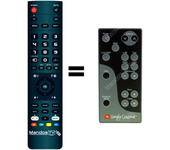 Mandos.tv ESC360 para JBL mando a distancia programado