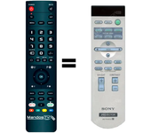 Mandos.tv VPL-HS20 para SONY mando a distancia programado