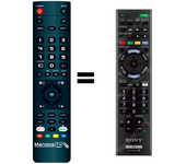 Mando a distancia programado para TV modelo KDL-55W828 de SONY