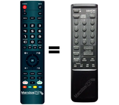 Mandos.tv RC-220 para DENON mando a distancia programado