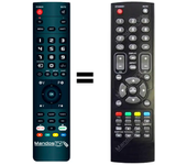 Mando a distancia programado para TV modelo QLC2422DFM2-BS de Q-MEDIA