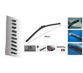 Escobilla limpiaparabrisas universal con 10 adaptadores de 31cm(12 pulgadas ) a 65cm (26 pulgada) Facil instalacion ,Resistente,Silencioso, Excelente rendimiento