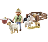 Playmobil Juego De Construcción Pastor Con Rebaño De Ovejas