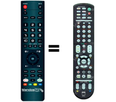 Mandos.tv HTR-2 para NAD mando a distancia programado