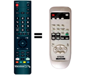 Mando a distancia programado para PROJECT  modelo EB-S9 de EPSON