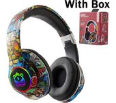 BLUEKAKAWireless Headset Flash Light Kids Ear Headphones with Mic Bluetooth Headsets Stereo Music Game Headphone Girls Boys Gift