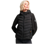 Superdry Chaqueta Acolchada Storm Hybrid Negro