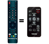 Mandos.tv TDPSP1 para TOSHIBA mando a distancia programado