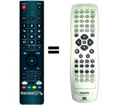 Mandos.tv DVD-R630VR para PHILIPS mando a distancia programado