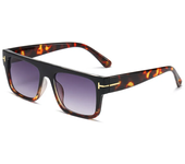 Gafas de sol cuadradas de gran tamaño de diseñador de marca de lujo, gafas de sol Retro con degradado para hombres y mujeres, gafas de moda Uv400, gafas clásicas Tom Shades lentes niña vasos Venta al por mayor