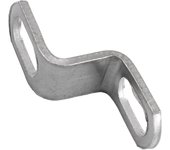 1pc Motorcycle Universal Exhaust Muffler Pipe Z-Type Mounting Clamp Bracket Exhaust Pipe Protector Fixed Stainless Steel