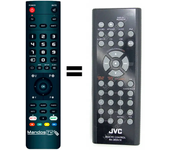 Mandos.tv RD-N1 para JVC mando a distancia programado