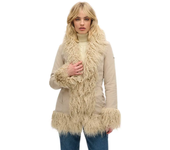 Ropa mujer Chaquetas Superdry Chaqueta Vintage Afghan Beige