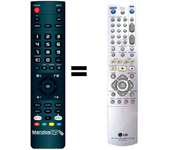 Mandos.tv 6711R1P071A para LG mando a distancia programado