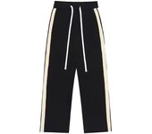 Summer striped men's and women's fashion brand American vibe wide leg casual pants loose straight leg casual sports pants