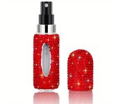 Bling Spray Bottle Rhinestone Perfume Travel Refillable Perfume Atomizer Bottle 5ml Portable Mini Perfume Spray Dispensers Gift