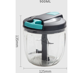 Manual multición, picadora de Ajo, cortador de verduras, trituradora de Ajo, utensilios de cocina, 500/900ML