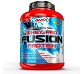 AMIX Whey Pro Fusion - 2,3 Kg - Concentrado de Suero Ultra Filtrado - Isolada con Splenda - Contiene L-glutamina - Proteínas para Aumentar Masa Muscular