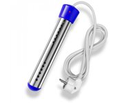 Cecodadi calentadores de agua de inmersión portátiles eléctricos sumergibles para piscina/bañera de hidromasaje con 304 SS para bañera, cubo, lavabo, 1 galones de agua en minutos (azul, 3000 W)