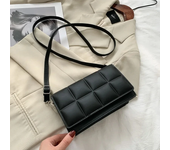 Bolso De Hombro Para Mujer De PU Cuero Pequeño Bolso Cruzado De Moda Estilo Clásico Con Asa Trendy Bolsillo Exterior Patrón Cuadriculado