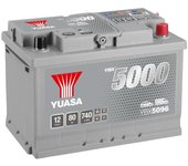 Batería coche Yuasa YBX5096 - 12V 80Ah 740A   36 meses de garantía
