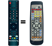 Mandos.tv RC-874 para DENON mando a distancia programado