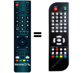 Mandos.tv DVB-T30G para STARLINE mando a distancia programado