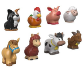 Little People Paquete De 8 Figuras De Animales De Granja