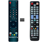 Mando a distancia programado para TV modelo UE32C5105 de SAMSUNG