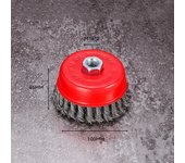 Twisted Steel Wire Wheel M14 Brush Strong Paint Remove Rotary Twist Knot Deburring 75mm/100mm/150mm For Metal Angle Grinder