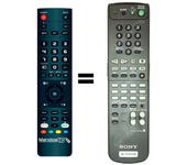 Mandos.tv STR-DB830 para SONY mando a distancia programado