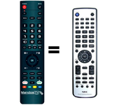 Mandos.tv RU-M111 para NEC mando a distancia programado
