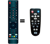 Mandos.tv HD LIVE WD TV para WESTERN-DIGITAL mando a distancia programado