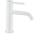 GME Sirio Grifo monomando para lavabo fabricado en latón con un acabado en color blanco 3170BL